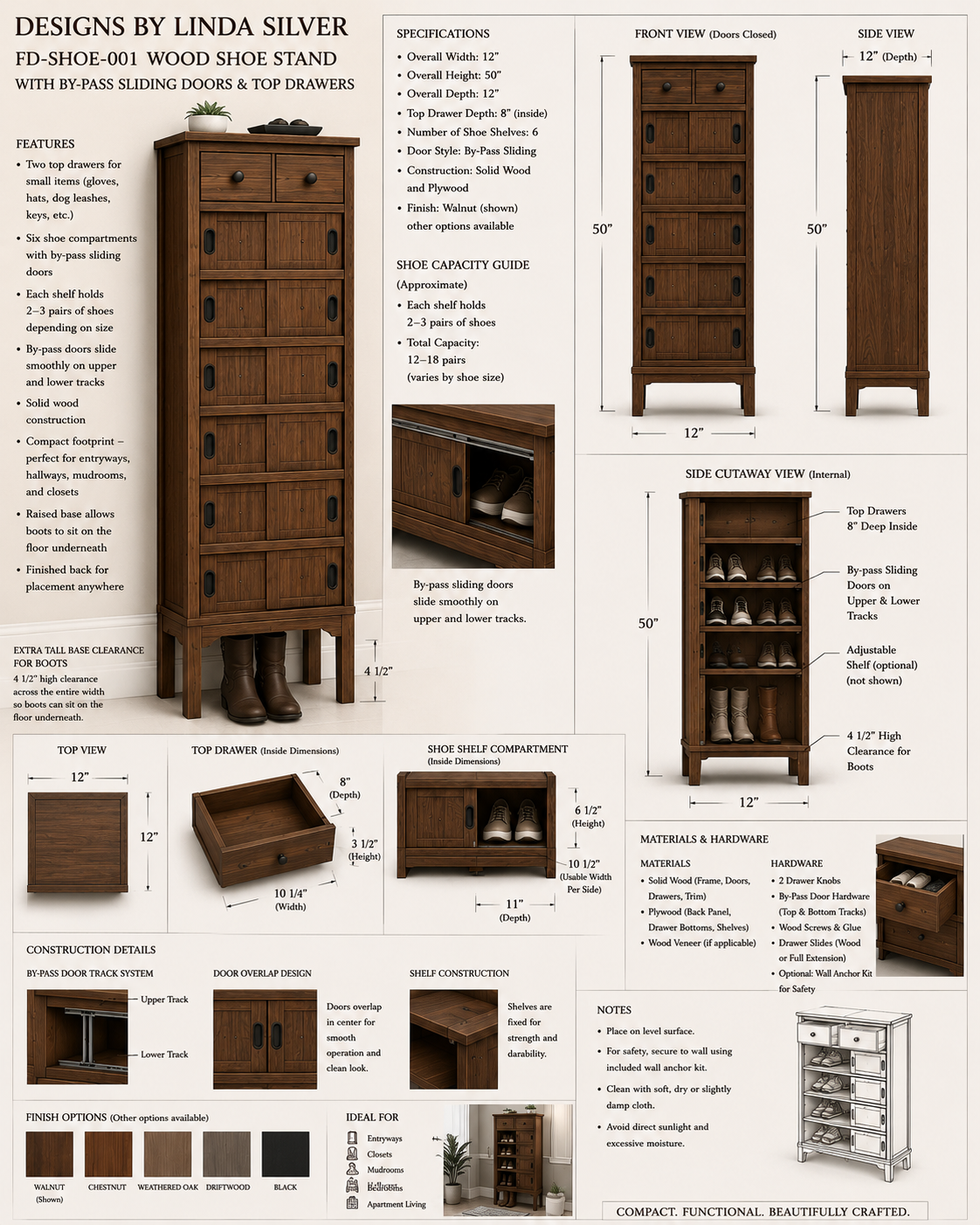 Shoe cabinet furniture design preview